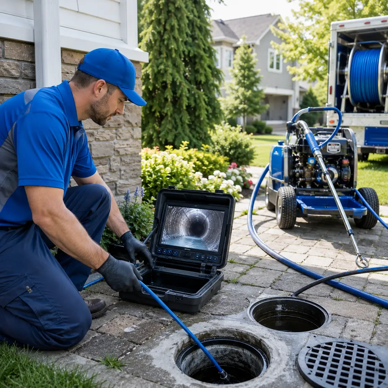 Outdoor drain cleaning professionals serving Jonesboro, IN